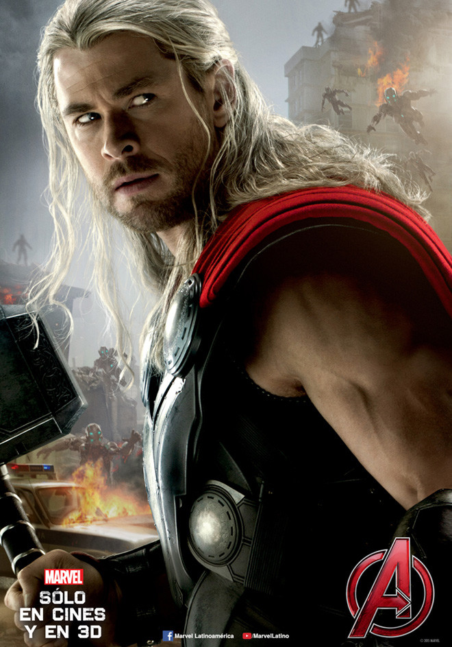 Afiche - Avengers - Era de Ultron - Thor-